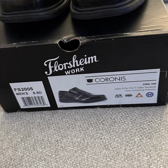 Florsheim Work CORONIS MEN\'S BLACK DRESS SLIP-ON OXFORD SHOES main image 10